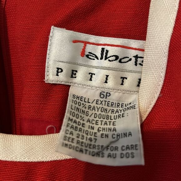 Vintage Talbots Secretary Dress - Size 6P - Picture 4 of 10